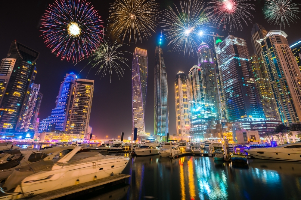 New Years Eve Fireworks in Dubai