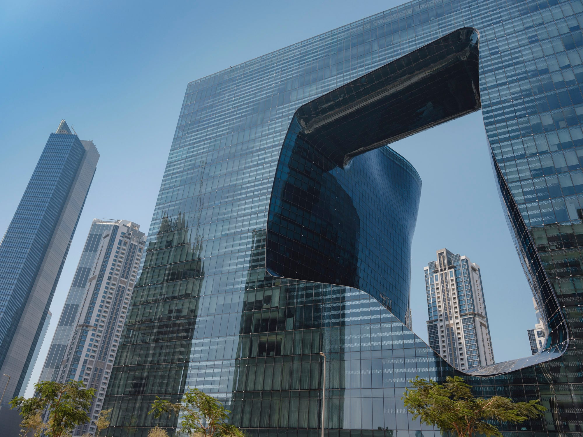 Dubai, United Arab Emirates, March 26, 2023: The Opus by OMNIYAT designed by Zaha Hadid.